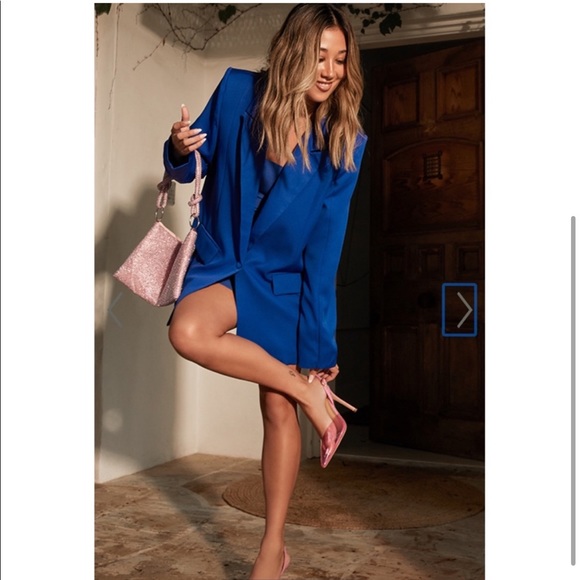 Co-ord Blue Skirt & Blazer Set NWT - Picture 11 of 11